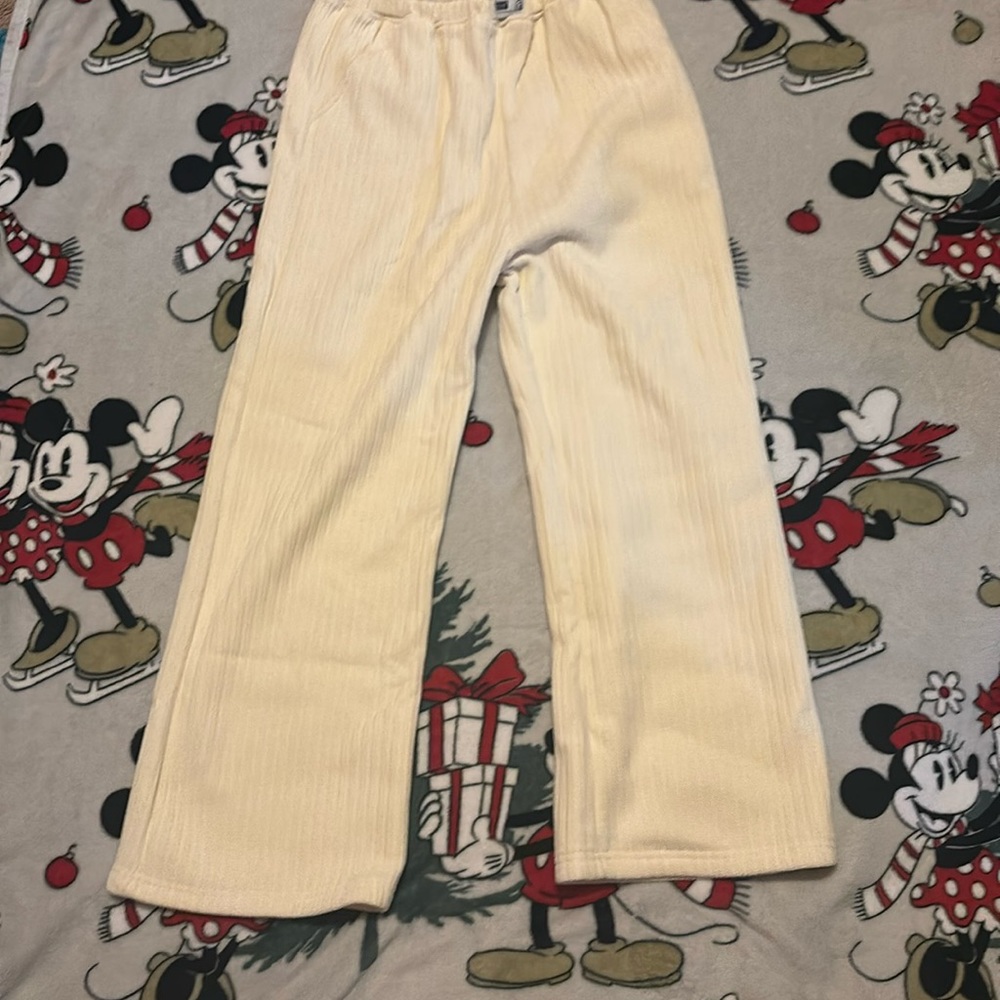 Open leg sweatpants